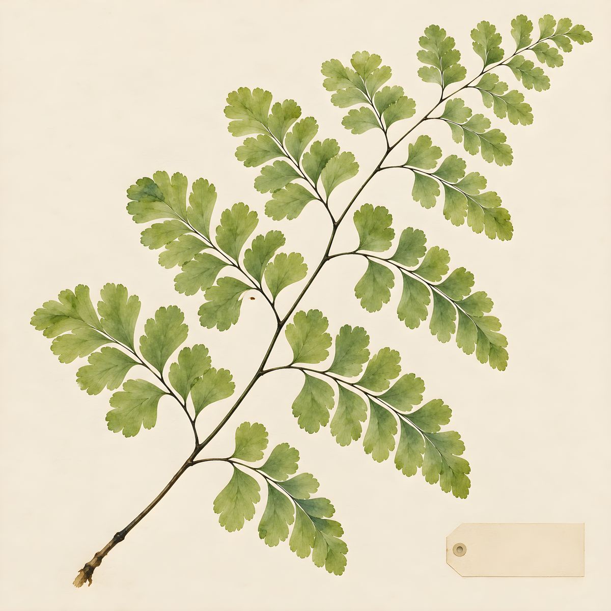 Herbarium plate, Digitalis purpurea