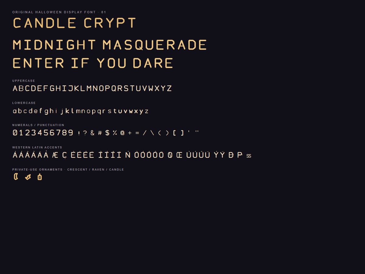 Candle Crypt specimen, main